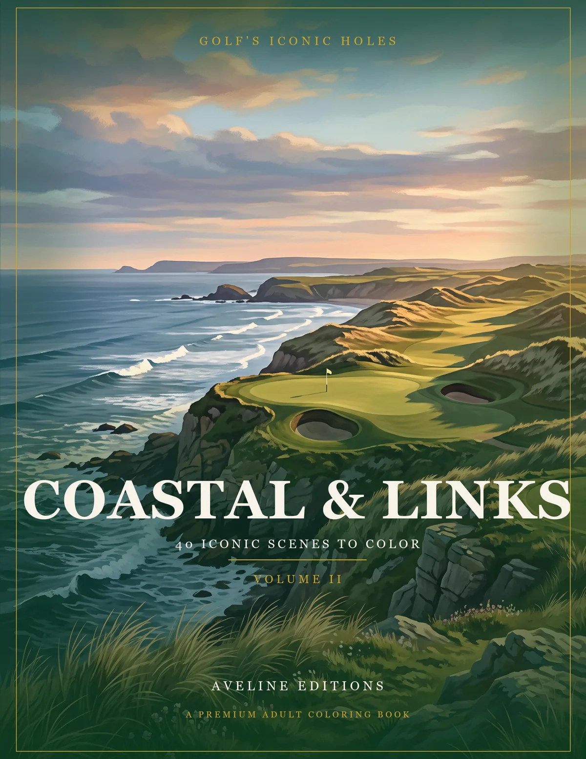 Cover of Golf's Iconic Holes: Coastal & Links
