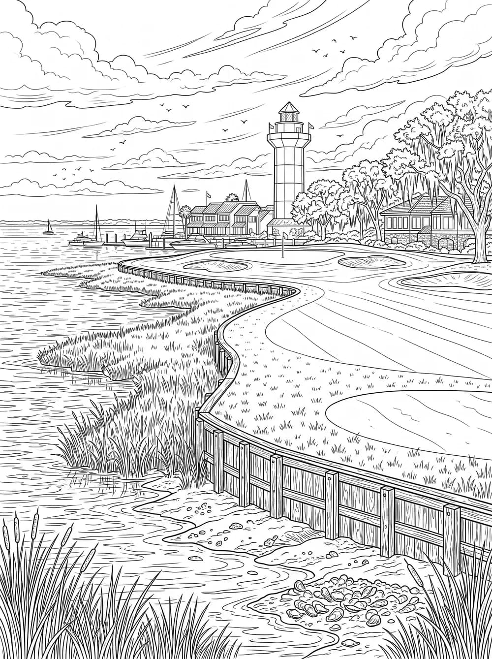 Interior plate 5 — Harbour Town 18